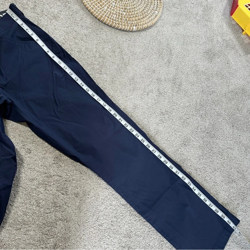 Eddie Bauer Men’s Rainier Pants Elastic Waistband Slim-Fit Hiking in Navy 34X32